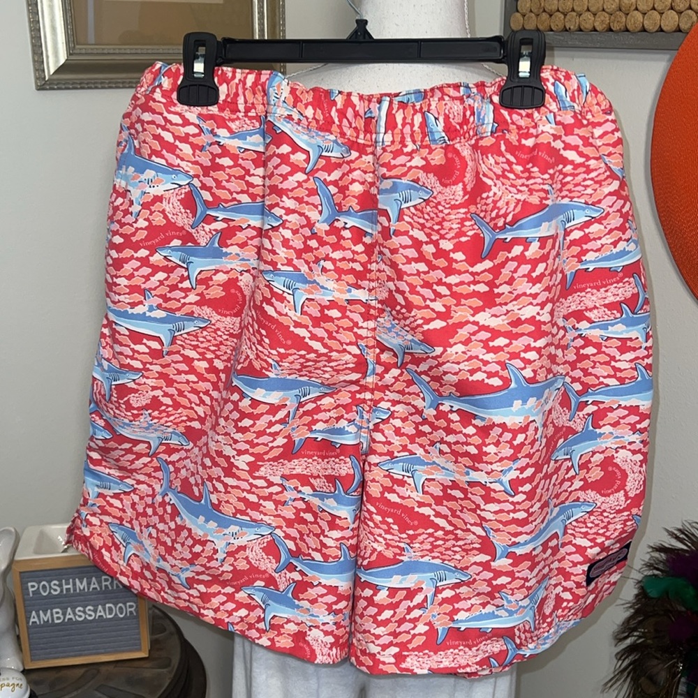 Vineyard Vines Men’s Shark Swimming Trunks Sz.XL